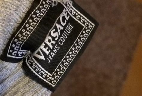 how to spot fake versace jeans couture clothing labels|Versace clothing review.